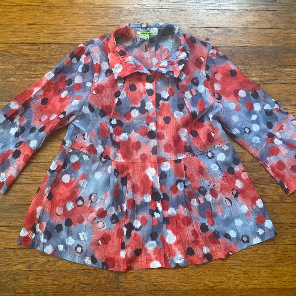 Trisha Tyler jacket/blouse, size Medium